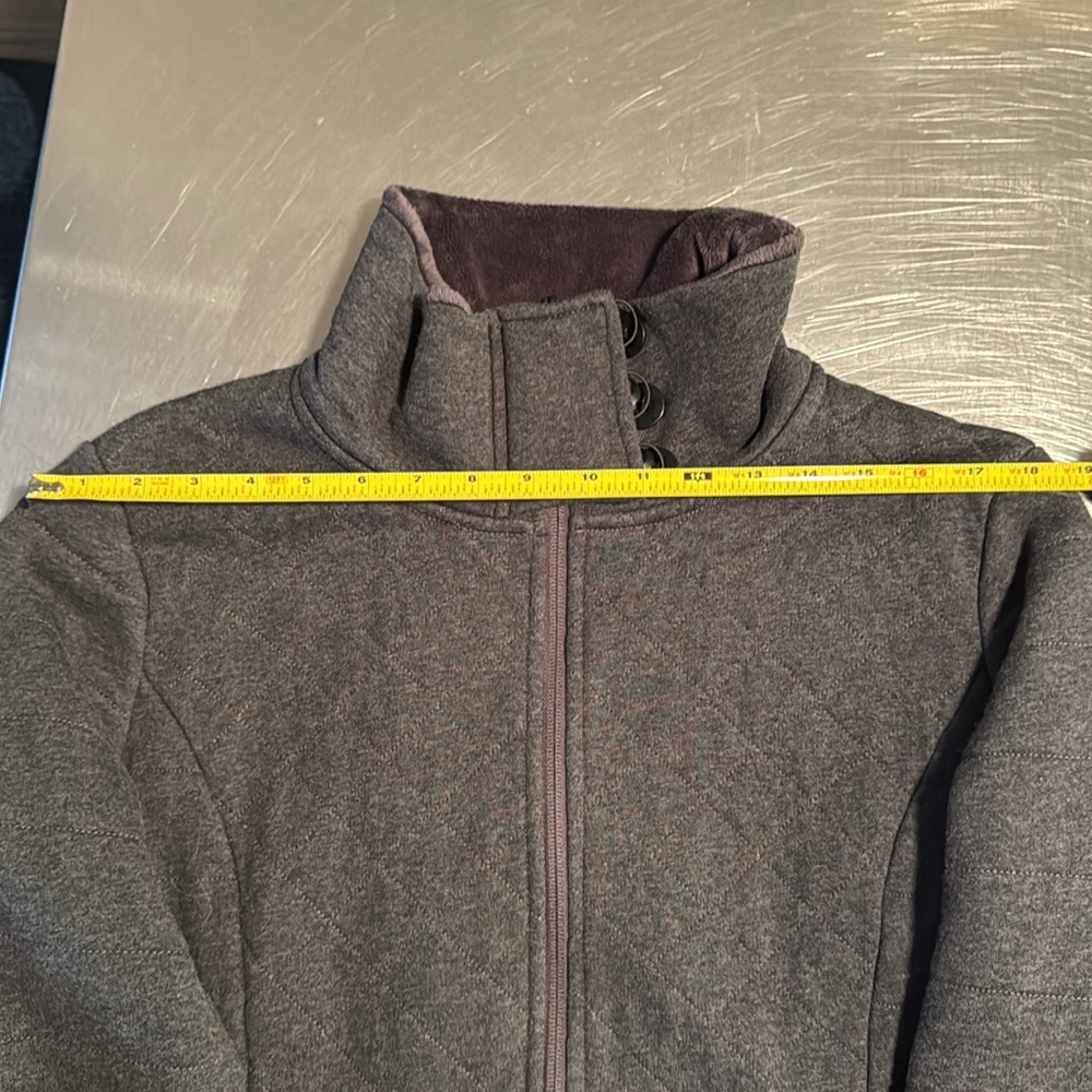 The North Face Charcoal Caraluna Fleece Jacket-XL - Picture 8 of 8